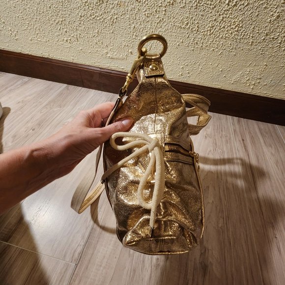 Coach Gold Shoulder Bag - Picture 9 of 15